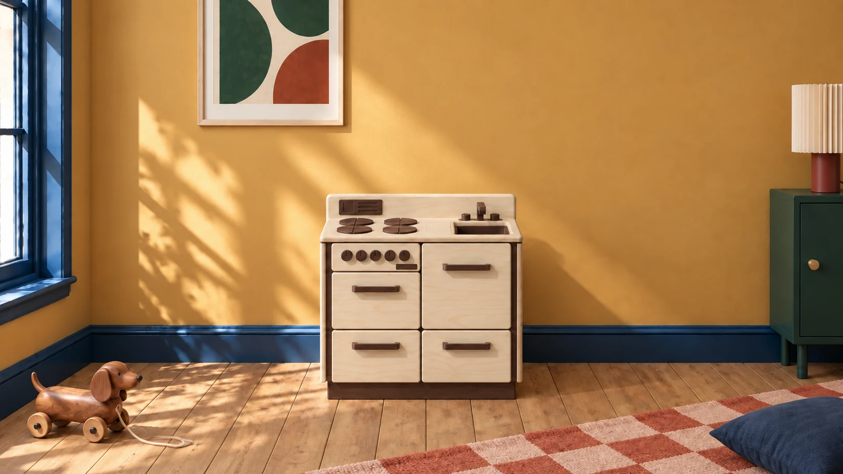 Good Wood kitchen colourway